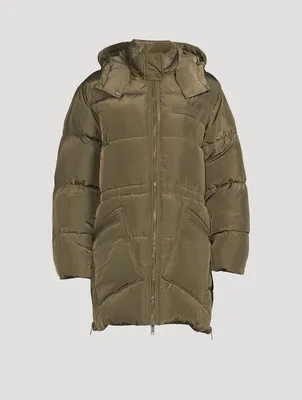 Recycled Polyester Tech Puffer Coat