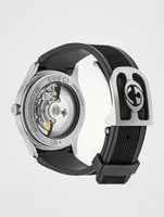 G-Timeless Stainless Steel Rubber Strap Watch