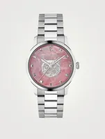 G-Timeless Feline Head Bracelet Watch