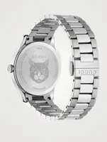 G-Timeless Feline Head Bracelet Watch