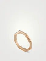 Link To Love 18K Rose Gold Mirrored Ring