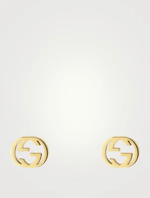 Interlocking G 18K Gold Earrings