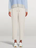 Crepe Drawstring Pants