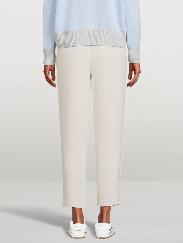 Crepe Drawstring Pants