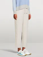 Crepe Drawstring Pants