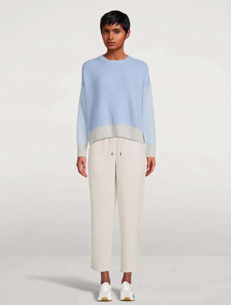 Crepe Drawstring Pants