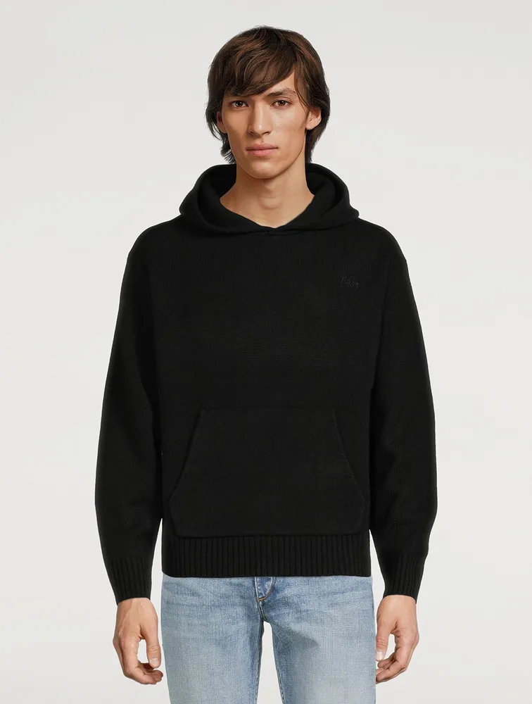 Wool Knit Hoodie