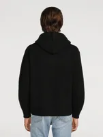 Wool Knit Hoodie