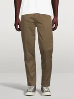 Elastic Cotton Chino Pants