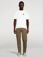 Elastic Cotton Chino Pants