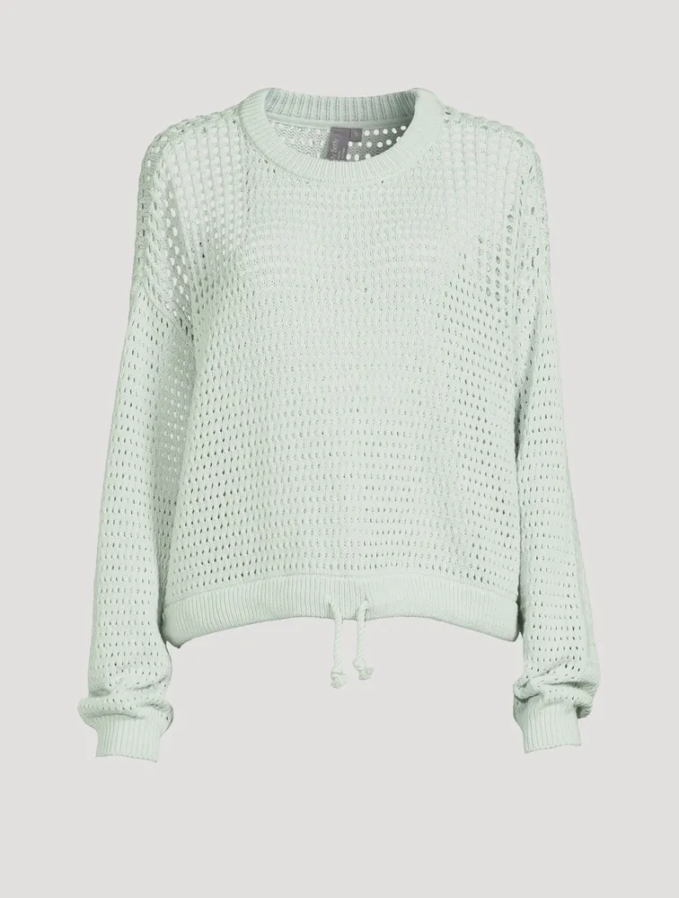 Tides High Open Weave Organic Cotton Sweater