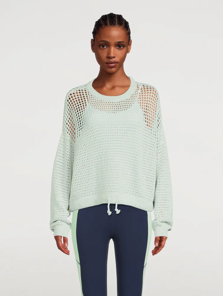 Tides High Open Weave Organic Cotton Sweater