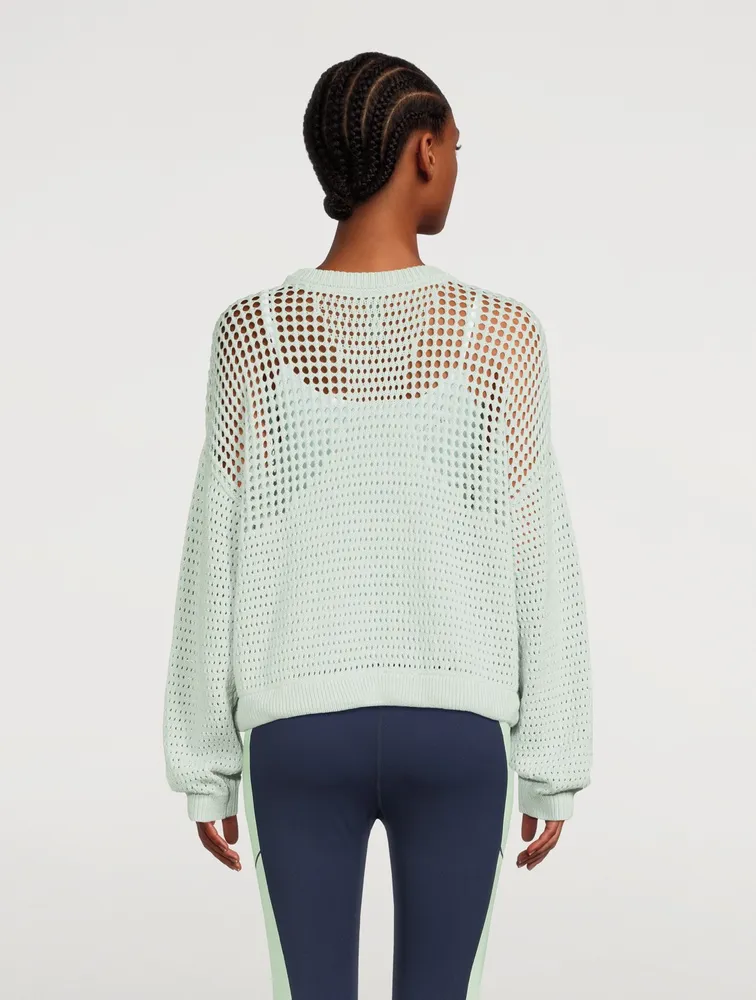 Tides High Open Weave Organic Cotton Sweater