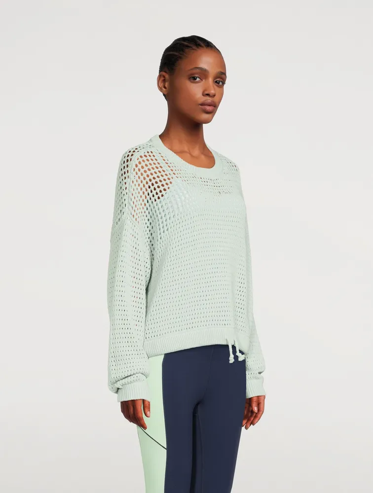 Tides High Open Weave Organic Cotton Sweater