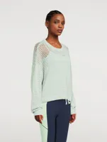 Tides High Open Weave Organic Cotton Sweater