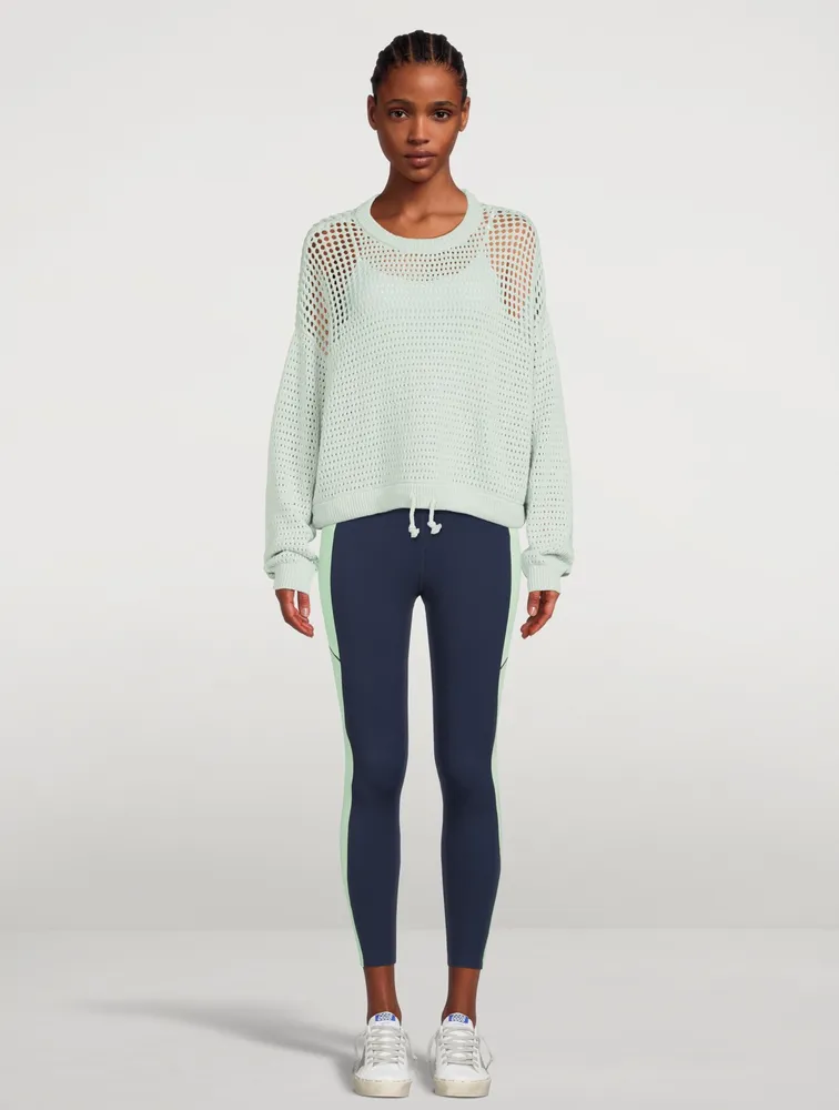 Tides High Open Weave Organic Cotton Sweater