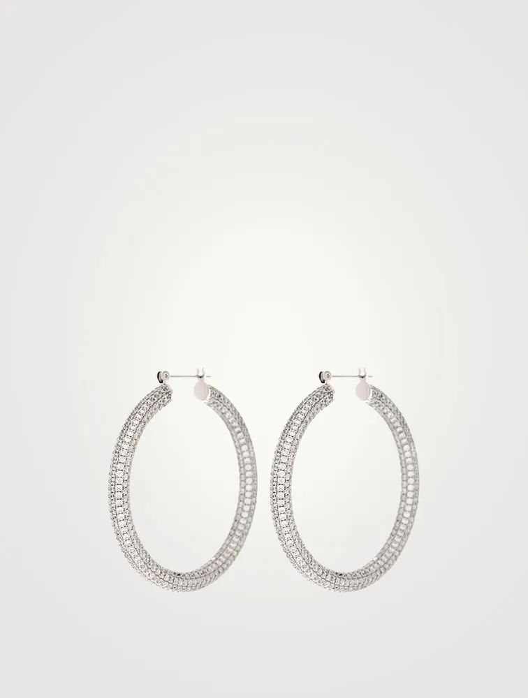 Amalfi Pavé Hoop Earrings