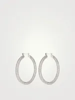 Amalfi Pavé Hoop Earrings