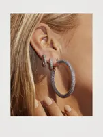 Amalfi Pavé Hoop Earrings