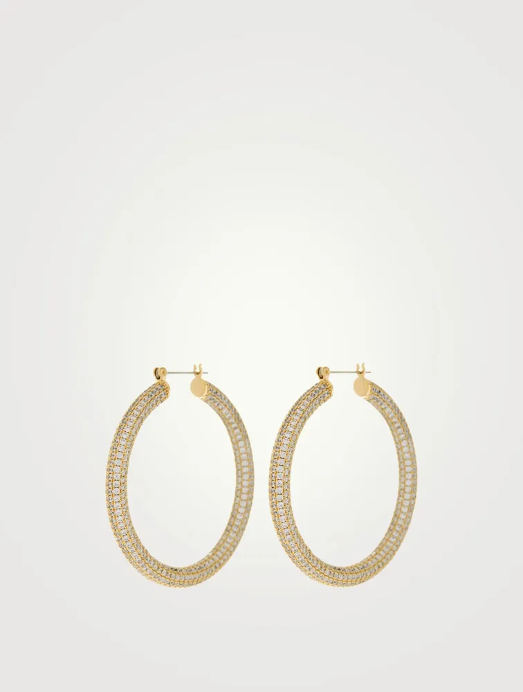 Amalfi Pavé Hoop Earrings