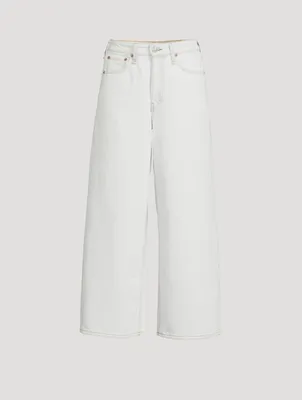 Maya High-Waisted Wide Ankle Jeans