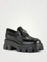 Monolith Leather Platform Loafers
