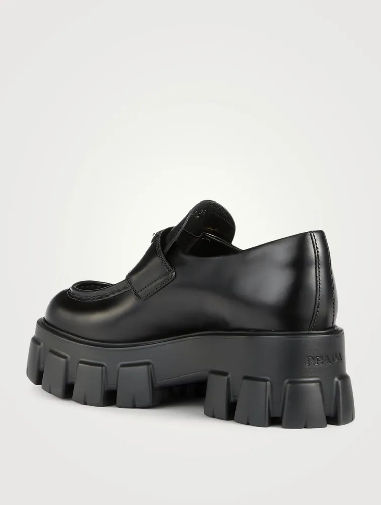 Monolith Leather Platform Loafers