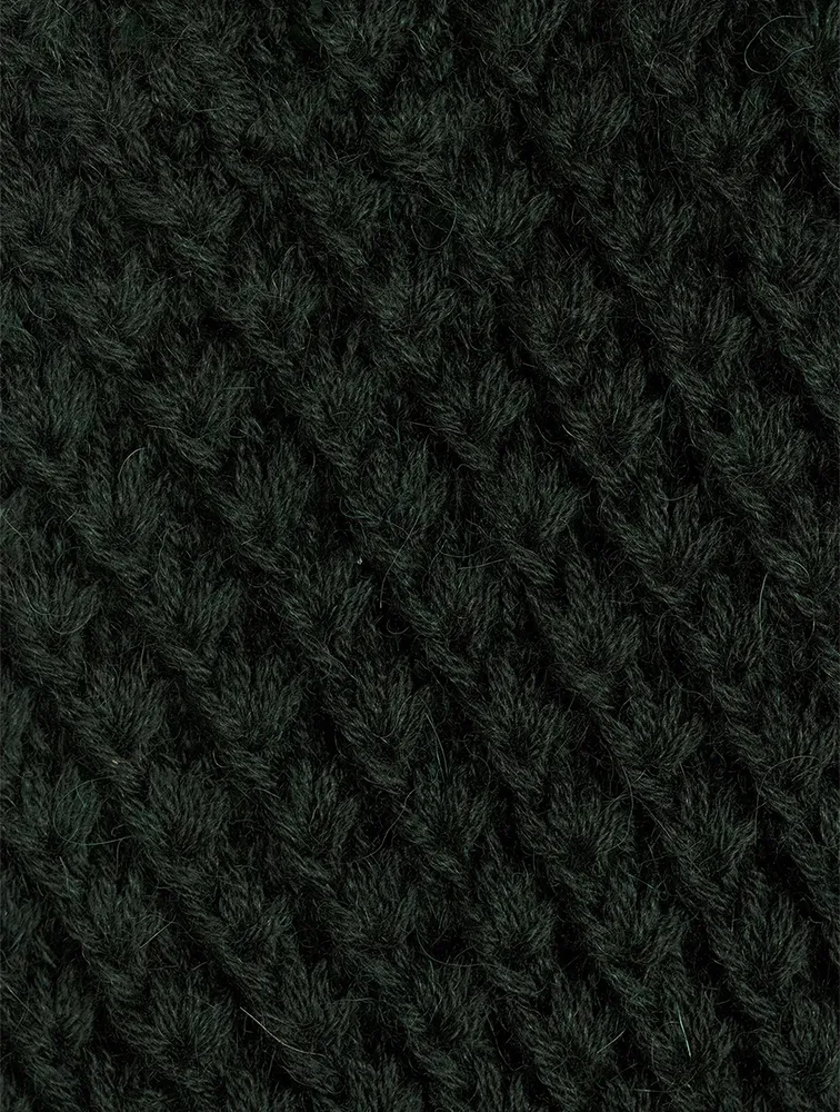 Mia Wool Cable Knit Cropped Sweater
