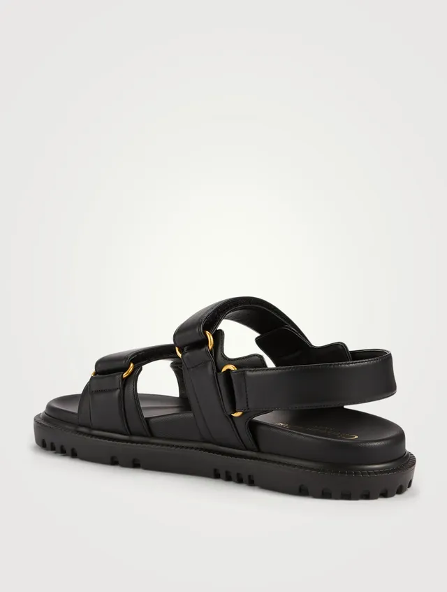 Louis Vuitton Honolulu Faux Fur Trim Slides - Black Sandals, Shoes