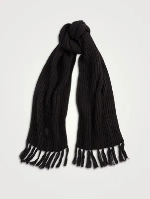 Nico Knit Scarf With Fringe