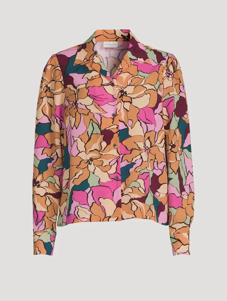 Cabot Printed Long-Sleeve Shirt