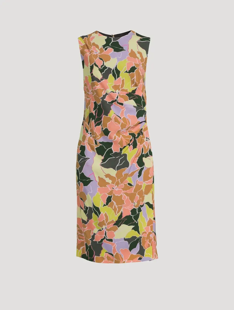 Devos Printed Sleeveless Midi Dress