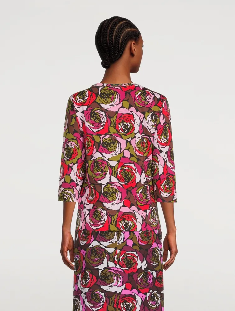Hefiz Cotton Printed Top
