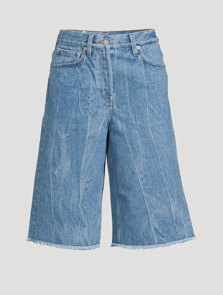 Pinel Long Denim Shorts