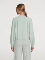 Pemba Puff-Sleeve Cashmere Sweater