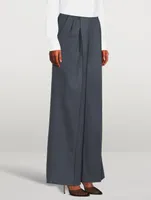 Restinga Wool Wide-Leg Trousers