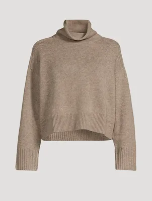 Stintino Oversized Wool And Cashmere Turtleneck Sweater