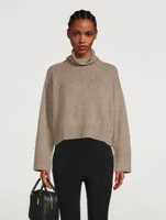 Stintino Oversized Wool And Cashmere Turtleneck Sweater