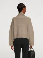 Stintino Oversized Wool And Cashmere Turtleneck Sweater