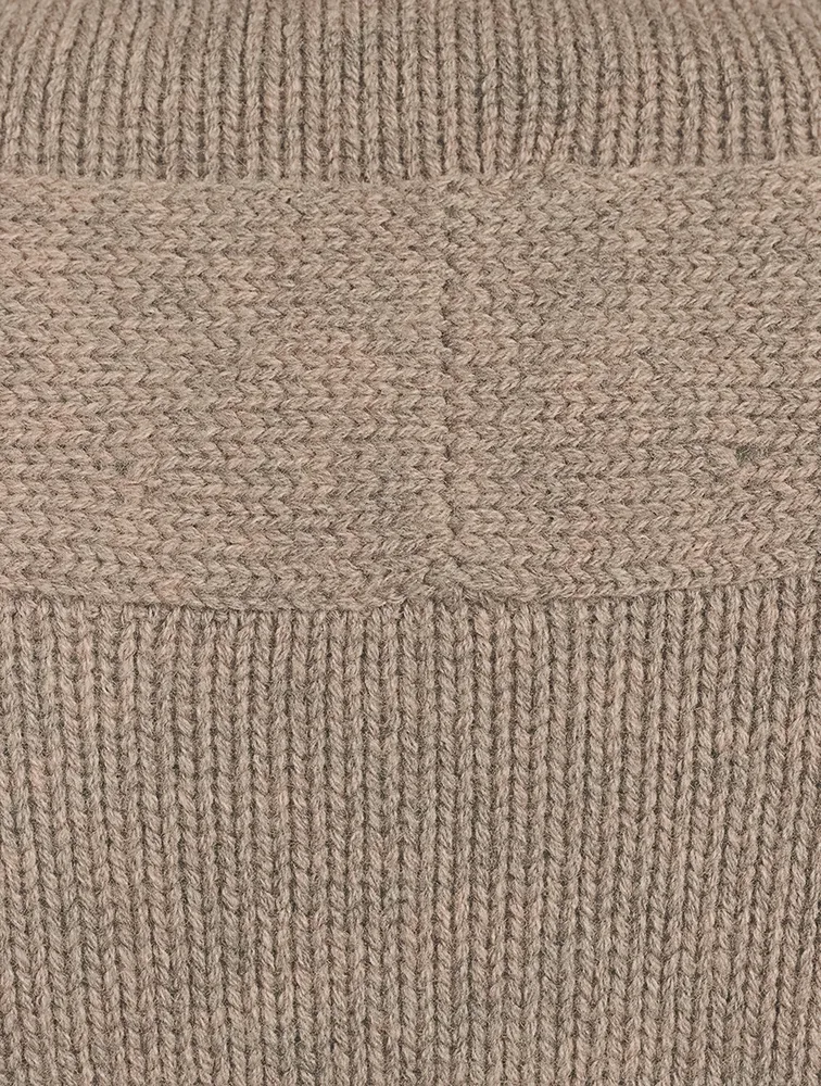 Stintino Oversized Wool And Cashmere Turtleneck Sweater
