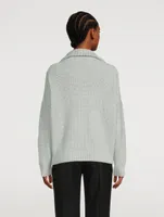 Tierra Quarter-Zip Cashmere Sweater