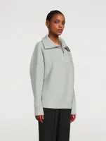 Tierra Quarter-Zip Cashmere Sweater