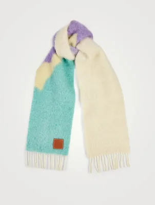 Mohair Graphic Scarf