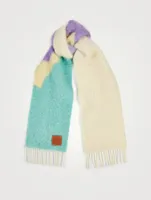 Mohair Graphic Scarf