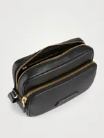 Leather Double-Zip Messenger Bag