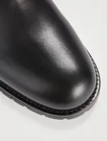 Silvaia Leather Ankle Boots With Eyelets