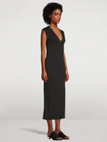 Le Muscle V-Neck Midi Dress