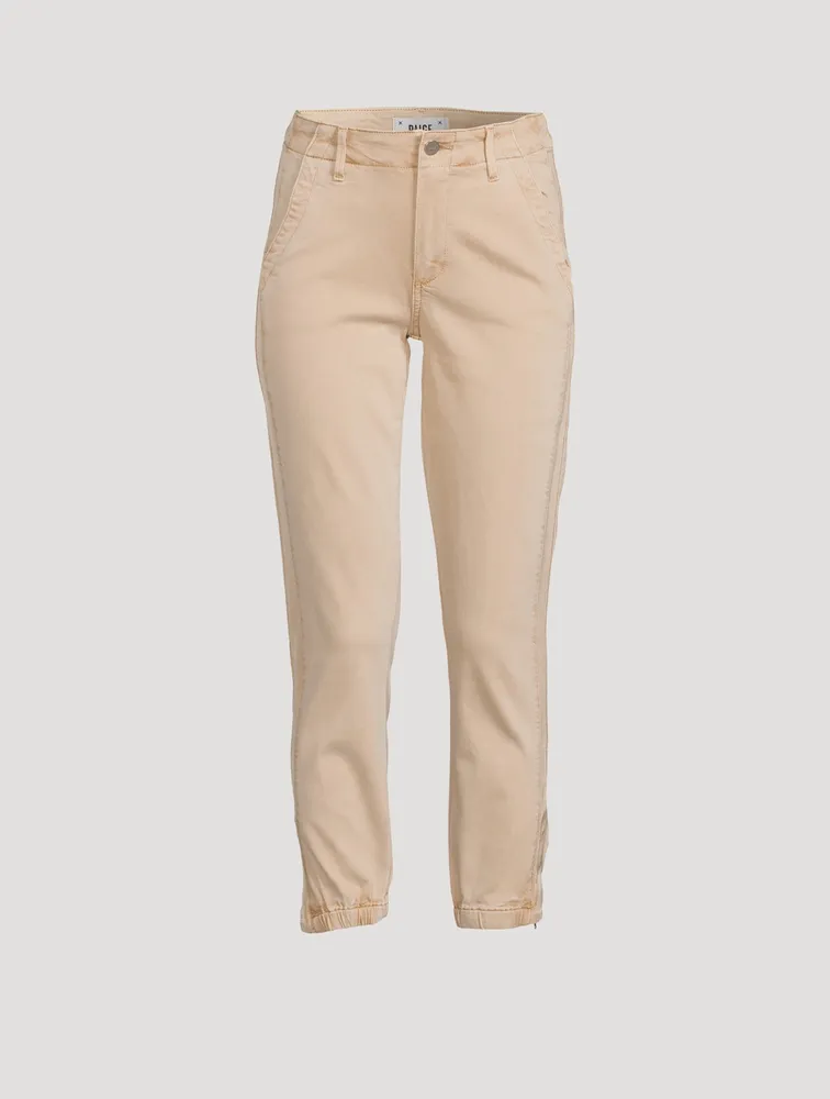 Mayslie Jogger Pants With Grosgrain Stripe