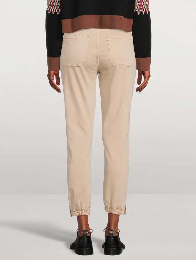 Mayslie Jogger Pants With Grosgrain Stripe