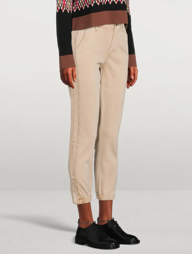 Mayslie Jogger Pants With Grosgrain Stripe